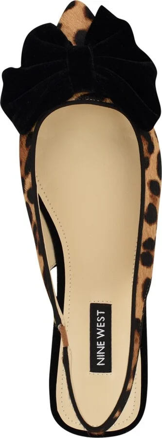 Nine West Women's Junnie Bow Slingback Dress Flats - Image 8