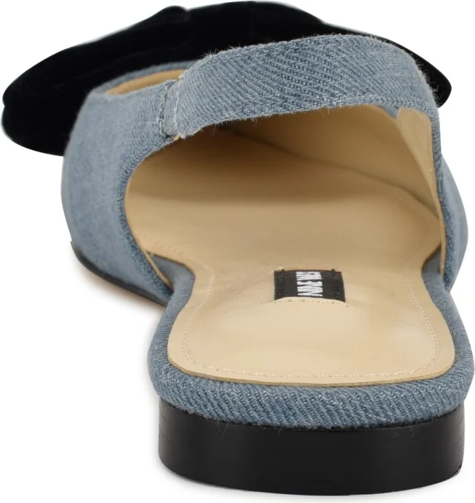Nine West Women's Junnie Bow Slingback Dress Flats - Image 11
