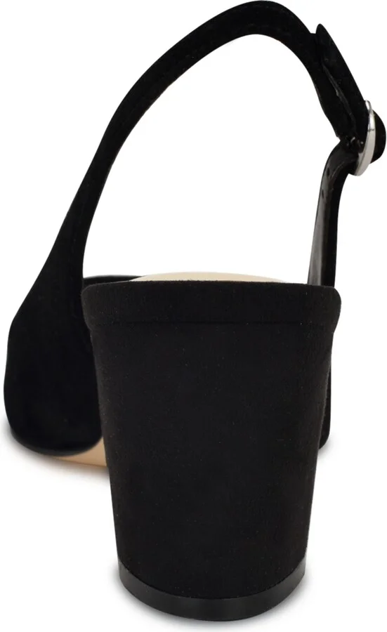 Nine West Women's Kamsee Block Heel Slingback Pumps - Image 8