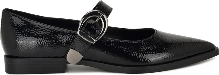 Nine West Women's Katrel Mary Jane Pointy Toe Flats - Image 6