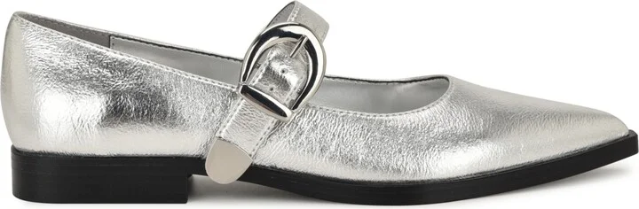 Nine West Women's Katrel Mary Jane Pointy Toe Flats - Image 10