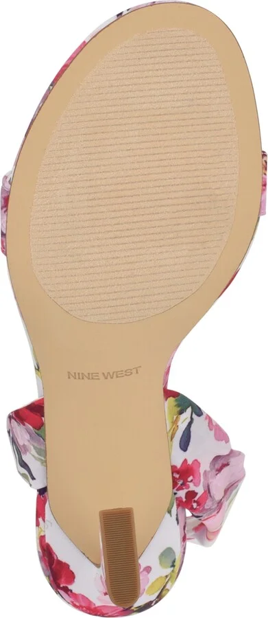 Nine West Women's Kelsie Ankle Wrap Sculpted Heel Sandals - Image 5