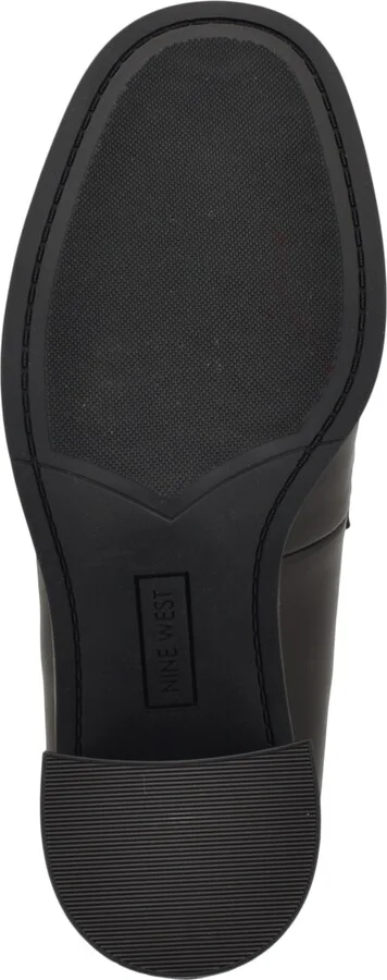 Nine West Women's Koolo Bit Slip-On Block Heel Loafers - Black/Cream - Image 4