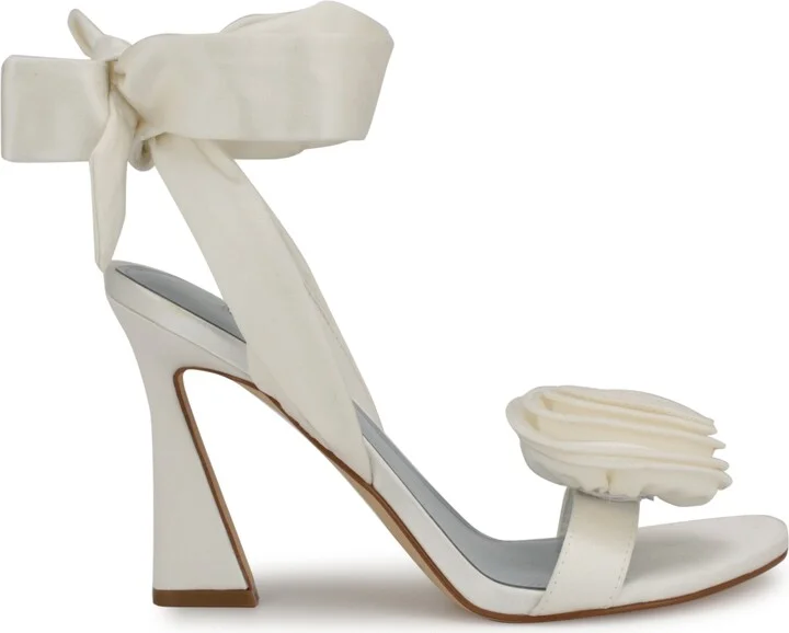 Nine West Women's Krave Bridal Tapered Heel Dress Sandals - Image 2