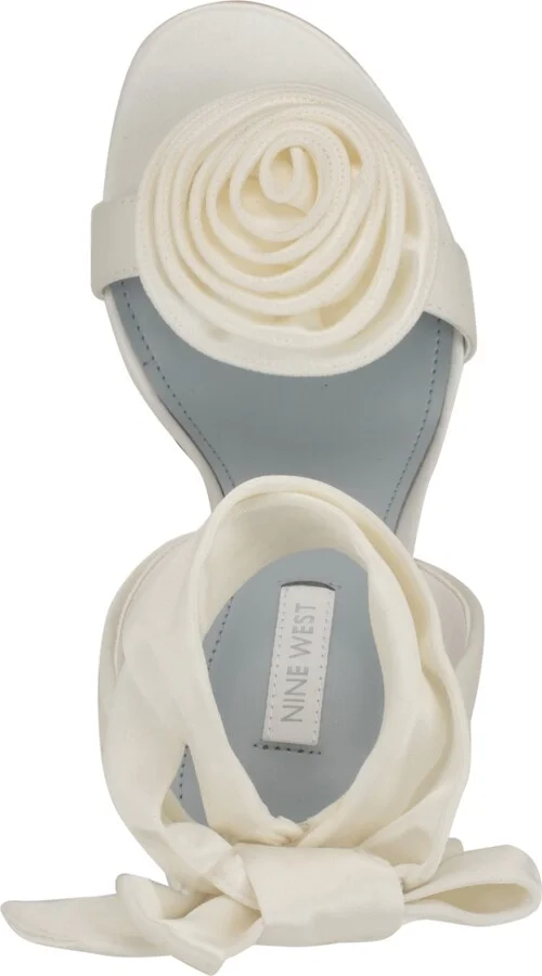 Nine West Women's Krave Bridal Tapered Heel Dress Sandals - Image 4