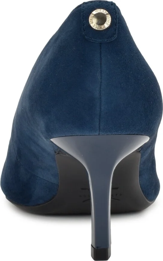 Nine West Women's Kuna 9X9 Kitten Heel Pointy Toe Dress Pumps - Image 3
