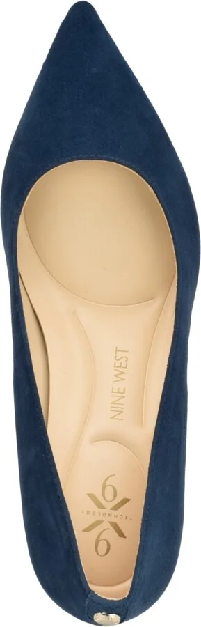 Nine West Women's Kuna 9X9 Kitten Heel Pointy Toe Dress Pumps - Image 4