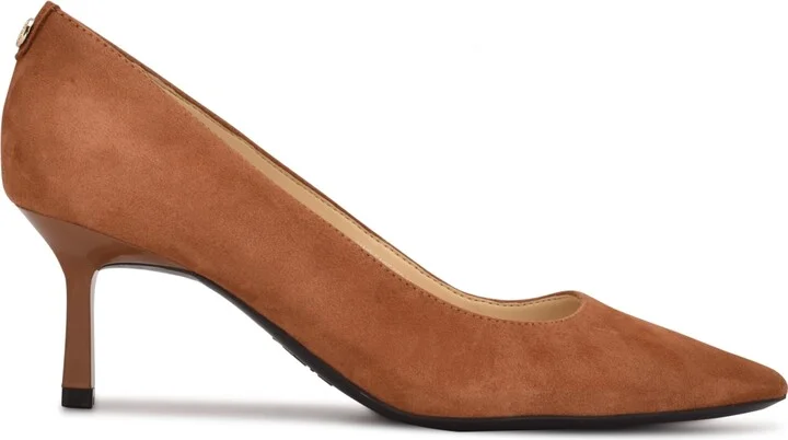 Nine West Women's Kuna 9X9 Kitten Heel Pointy Toe Dress Pumps - Image 6