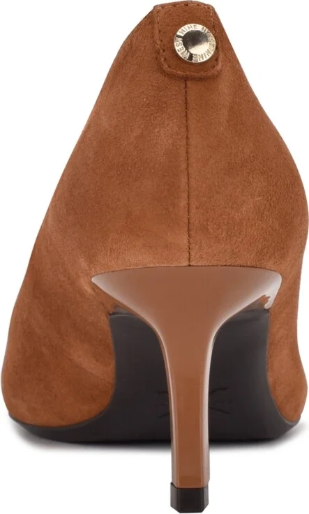 Nine West Women's Kuna 9X9 Kitten Heel Pointy Toe Dress Pumps - Image 7
