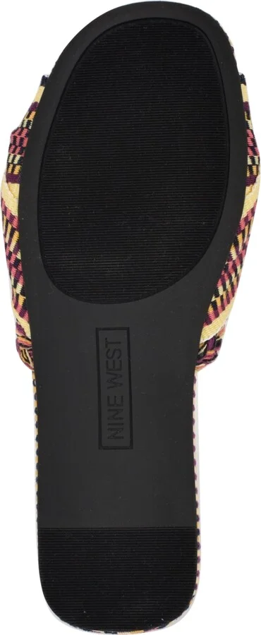Nine West Women's Lalta Knotted Flat Slide Sandals - Image 9