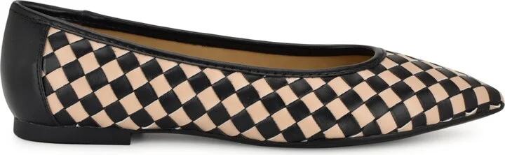 Nine West Women's Largo Slip-On Dress Flats - Black/Tan - Image 2