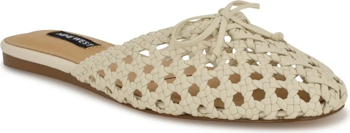 Nine West Women's Lolah Woven Slip-On Mules