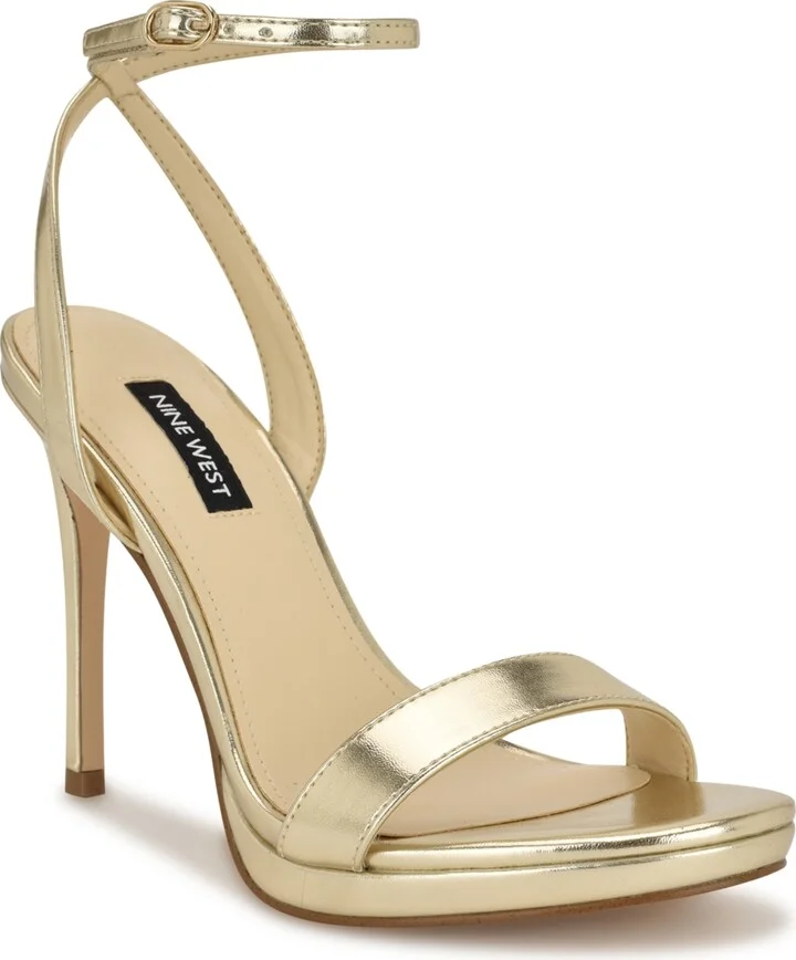 Nine West Women's Loola Ankle Strap High Stiletto Sandals