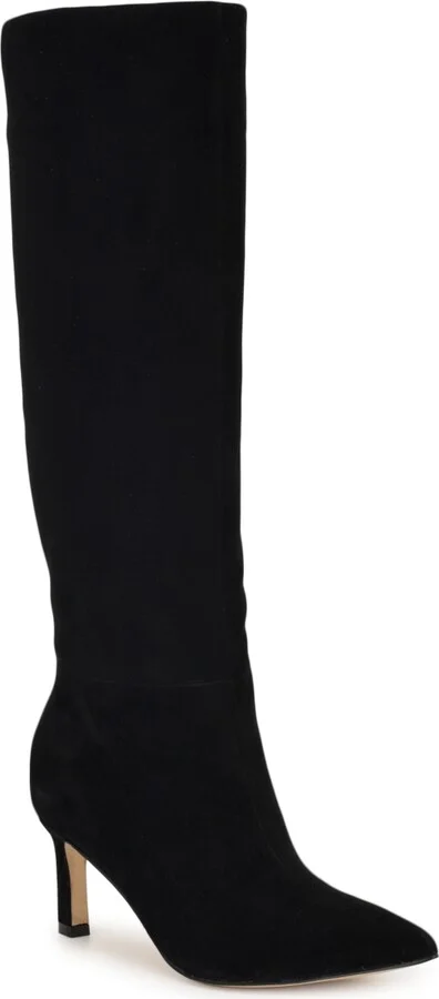 Nine West Women's Lorthey Tall Pointy Toe Stiletto Boots