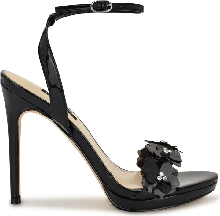 Nine West Women's Lovely Flowers Stiletto Sandals - Image 6