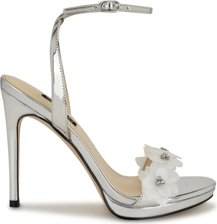 Nine West Women's Lovely Flowers Stiletto Sandals - Image 10