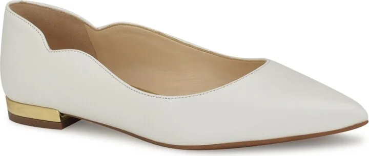 Nine West Women's Lovlady Pointy Toe Slip-on Dress Flats