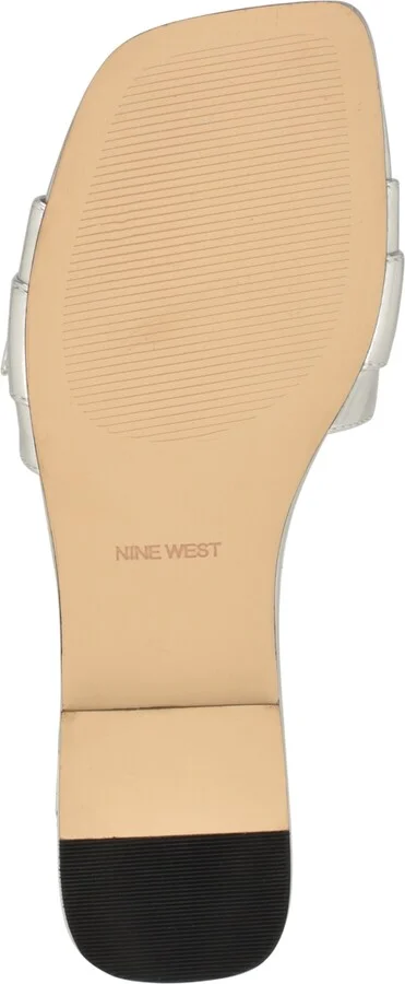 Nine West Women's Matter Slip-On Embellished Flat Sandals - Image 9