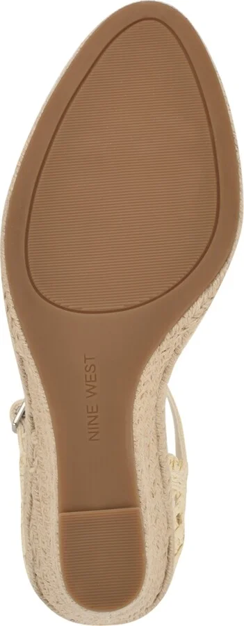 Nine West Women's Mckinly Closed Toe Dress Wedge Pumps - Cream, Black - Image 5