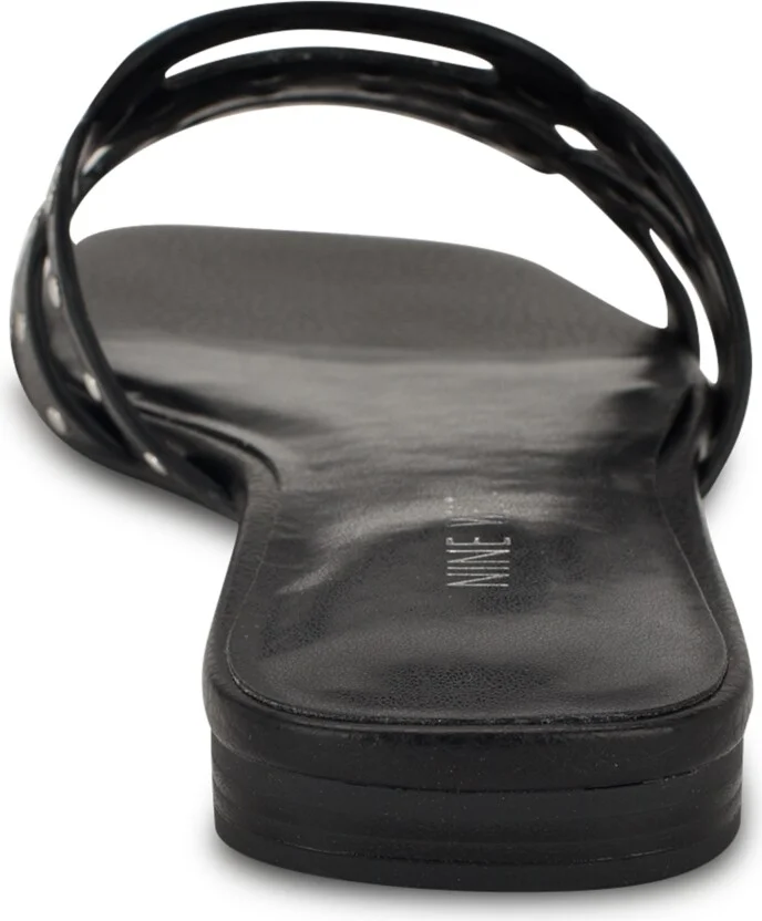Nine West Women's Mckinna Square Toe Flat Sandals - Image 3