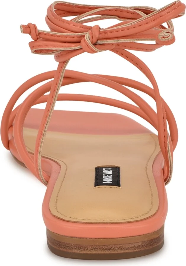 Nine West Women's Mikila Strappy Lace Up Flat Sandals - Image 3