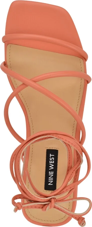 Nine West Women's Mikila Strappy Lace Up Flat Sandals - Image 4