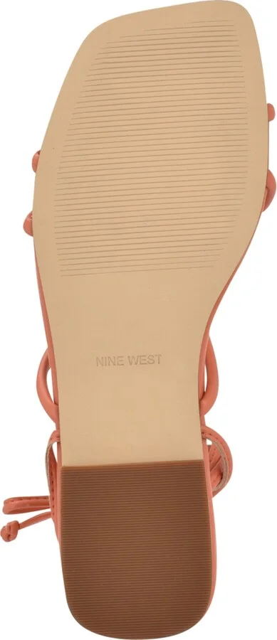 Nine West Women's Mikila Strappy Lace Up Flat Sandals - Image 5