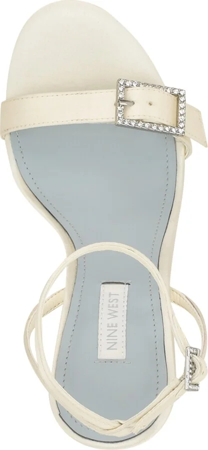 Nine West Women's Moras Bridal Embellished Strappy Stiletto Sandals - Image 4