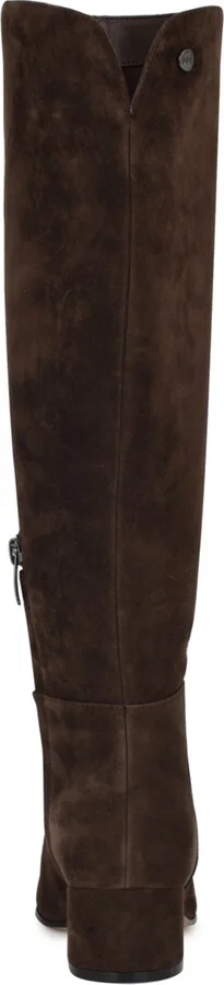 Nine West Women's Morgin Tall Pointy Toe Block Heel Boots - Image 3