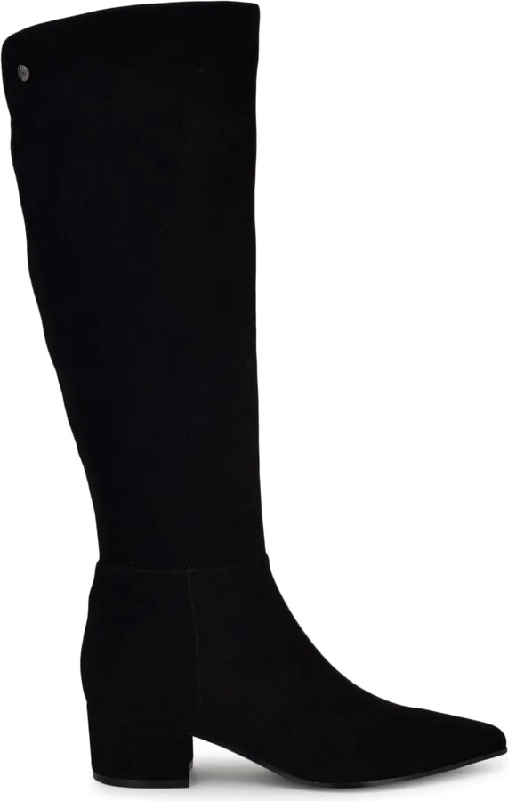 Nine West Women's Morgin Tall Pointy Toe Block Heel Boots - Image 6