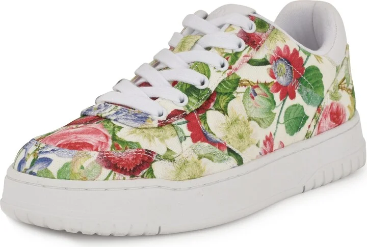 White Vintage Floral Multi 141