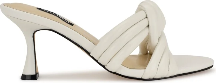 Nine West Women's Norene Slip On Tapered Heel Dress Sandals - Image 10