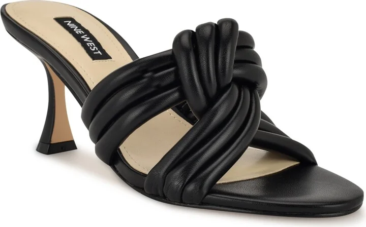 Nine West Women's Norene Slip On Tapered Heel Dress Sandals