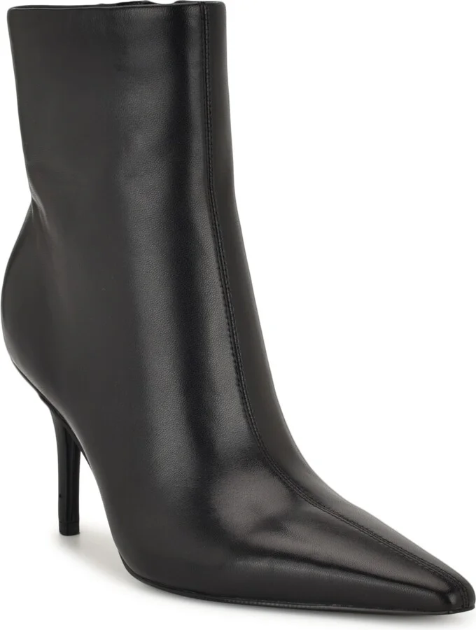 Nine West Women's Ohmy Pointy Snip Toe Stiletto Booties