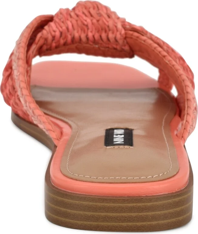 Nine West Women's Omansa Square Toe Casual Flat Sandals - Image 3