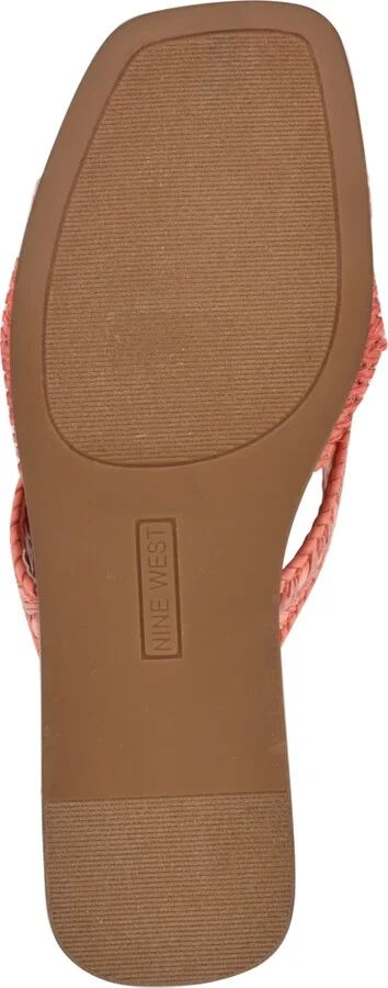 Nine West Women's Omansa Square Toe Casual Flat Sandals - Image 5