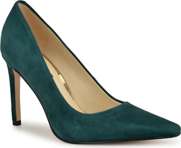 Dark Green Suede