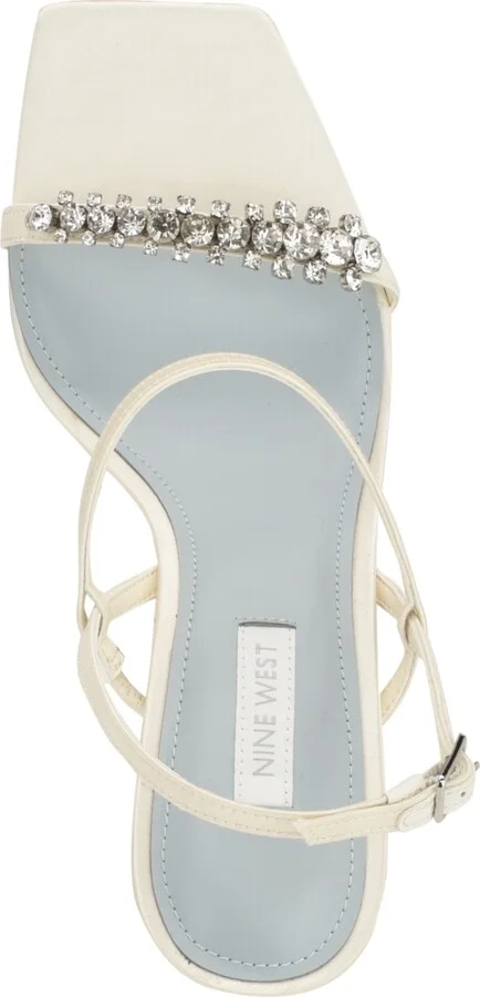 Nine West Women's Oreece Bridal Embellished Dress Sandals - Image 4