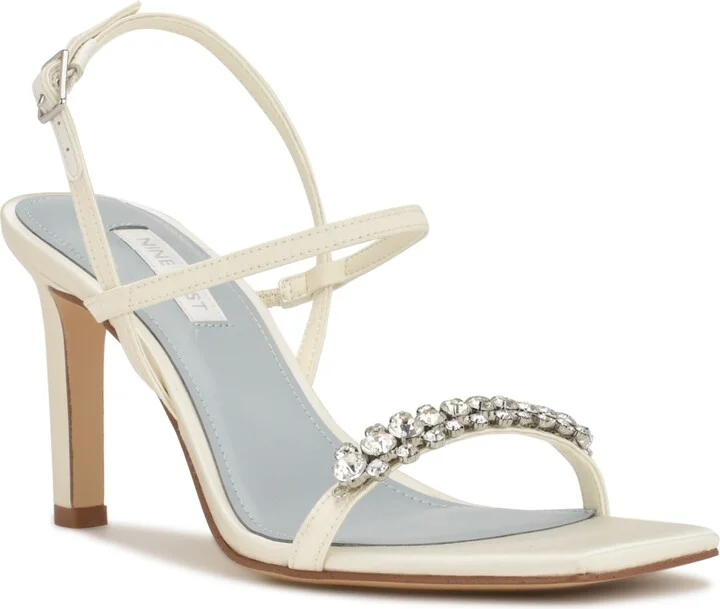 Nine West Women's Oreece Bridal Embellished Dress Sandals
