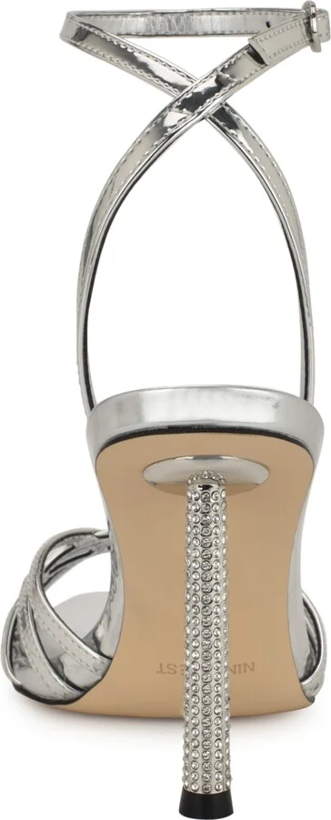 Nine West Women's Paxal Embellished Stiletto Heel Dress Sandals - Image 7