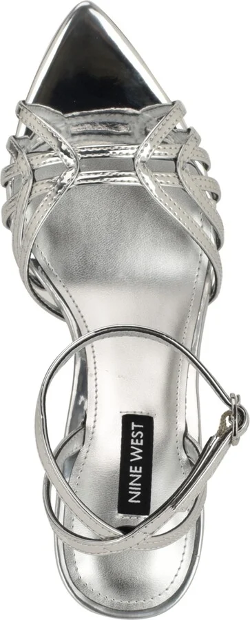 Nine West Women's Paxal Embellished Stiletto Heel Dress Sandals - Image 8