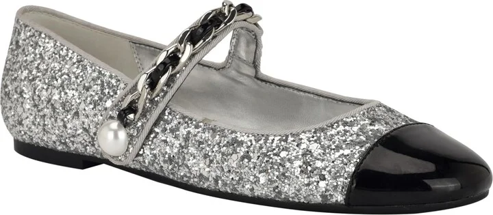 Silver Glitter/Black Multi 040