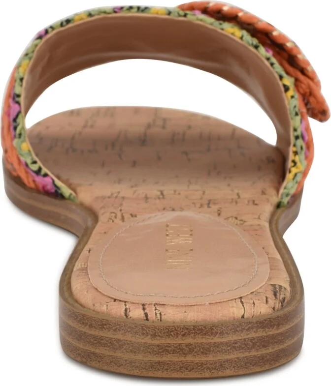 Nine West Women's Poland Woven Slip-On Flat Sandals - Image 3
