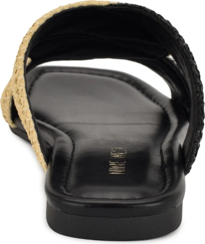 Nine West Women's Quara Woven Flat Slip-On Sandals - Image 7