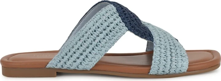 Nine West Women's Quara Woven Flat Slip-On Sandals - Image 10