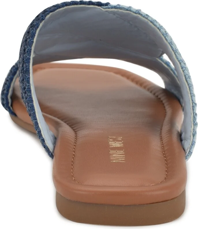 Nine West Women's Quara Woven Flat Slip-On Sandals - Image 11