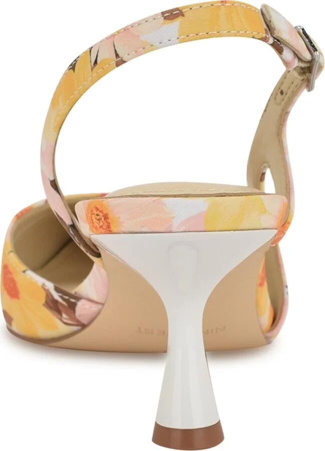 Nine West Women's Renela Kitten Heel Slingback Pumps - Image 3