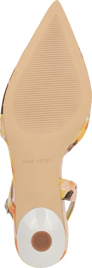 Nine West Women's Renela Kitten Heel Slingback Pumps - Image 4