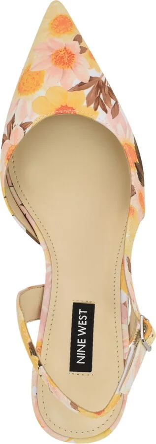 Nine West Women's Renela Kitten Heel Slingback Pumps - Image 5