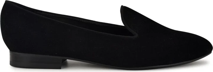 Nine West Women's Renold Slip-On Smoking Slipper - Black/White Houndstooth - Image 6